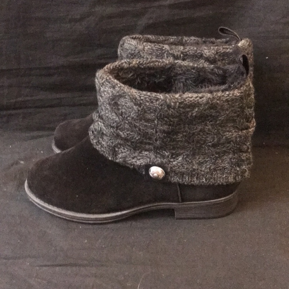 Muk Luks Patti Womens Water Resistant Winter Boots - Picture 2 of 5